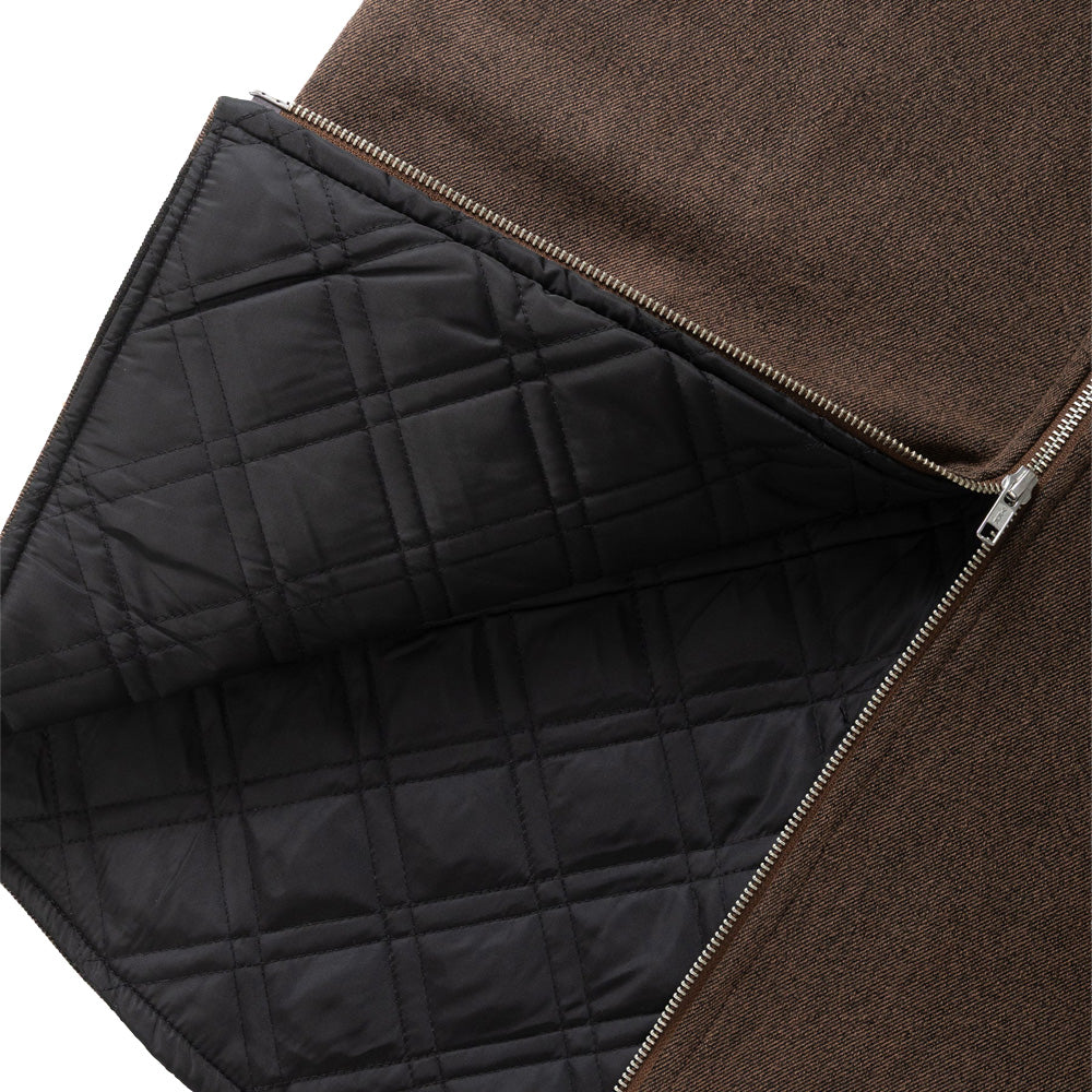 Over-Dyed Work Vest - Umber