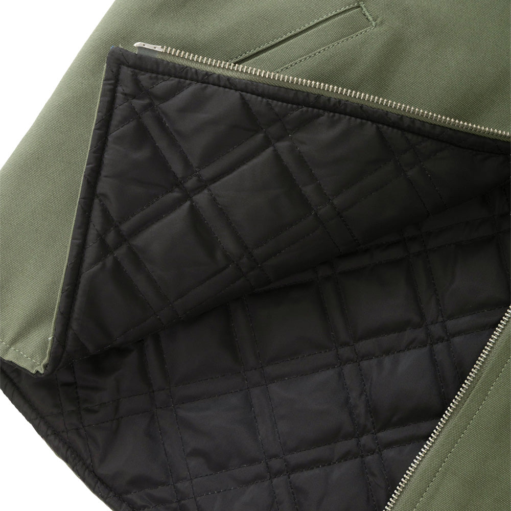 Padded Work Vest Jacket - Olive