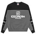 Panelled Training Crewneck Sweatshirt - Grey