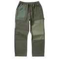 Patchwork Utility Chef Pants - Green