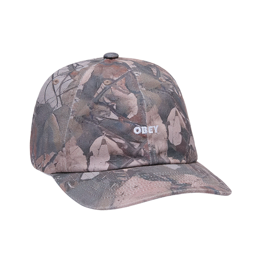 Pigment Bold 6 Panel Strap Back - Fence Camo