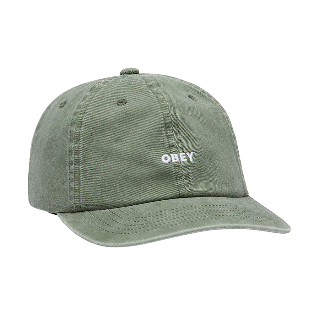 Pigment Bold 6 Panel Strap Back - Olive