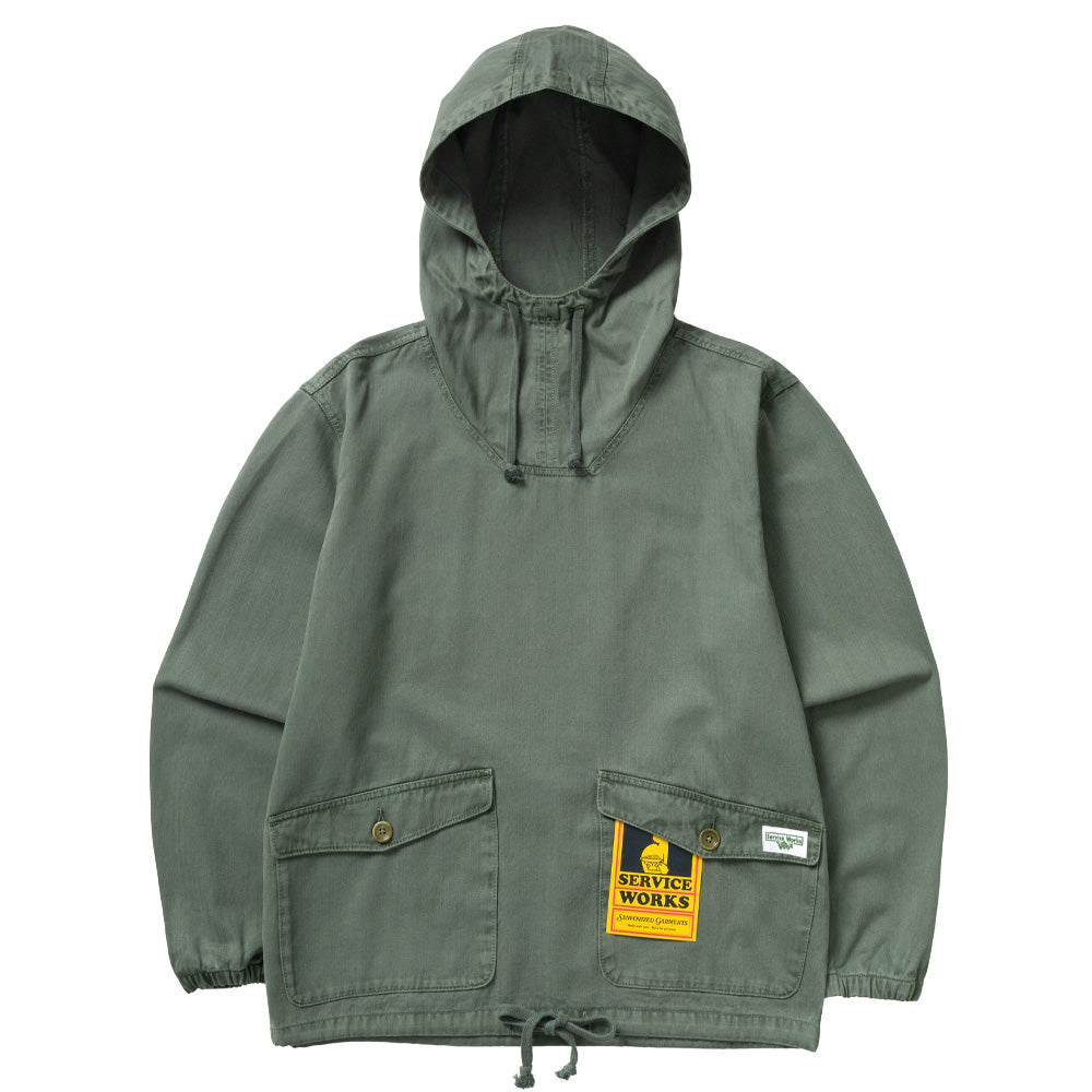 Pigment Herringbone Smock 2.0 - Olive