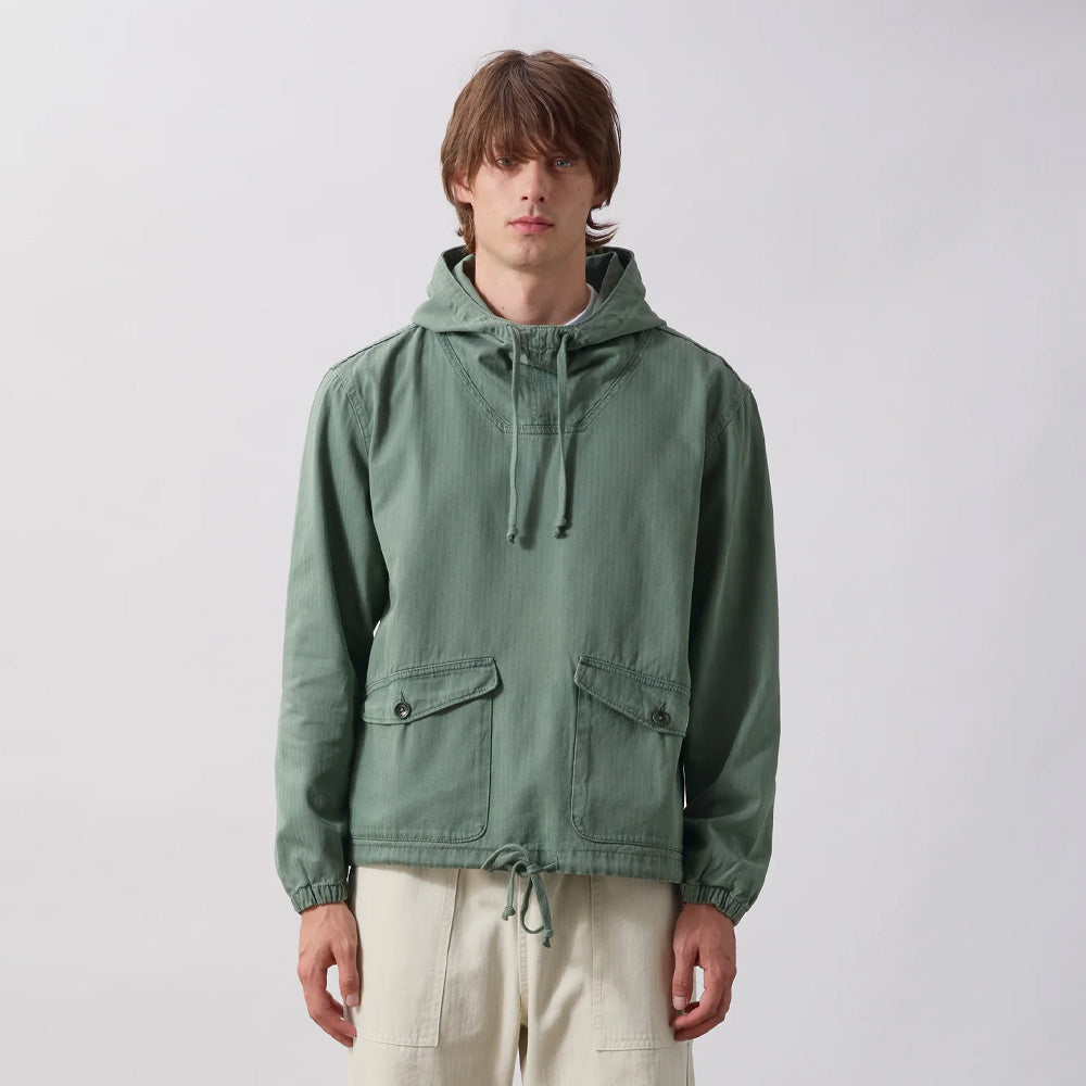 Pigment Herringbone Smock 2.0 - Olive