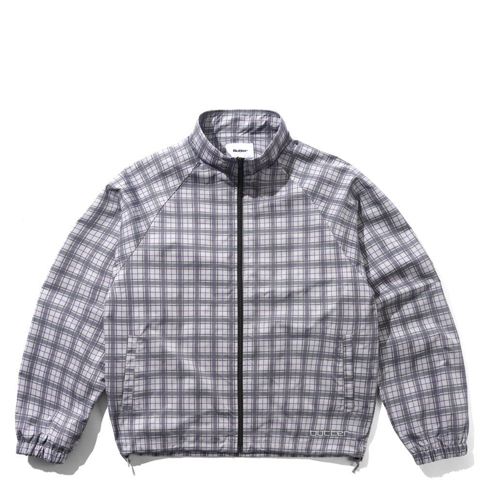 Plaid Nylon Jacket - Grey