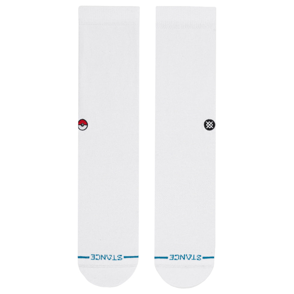 Pokemon UV Crew Sock - White