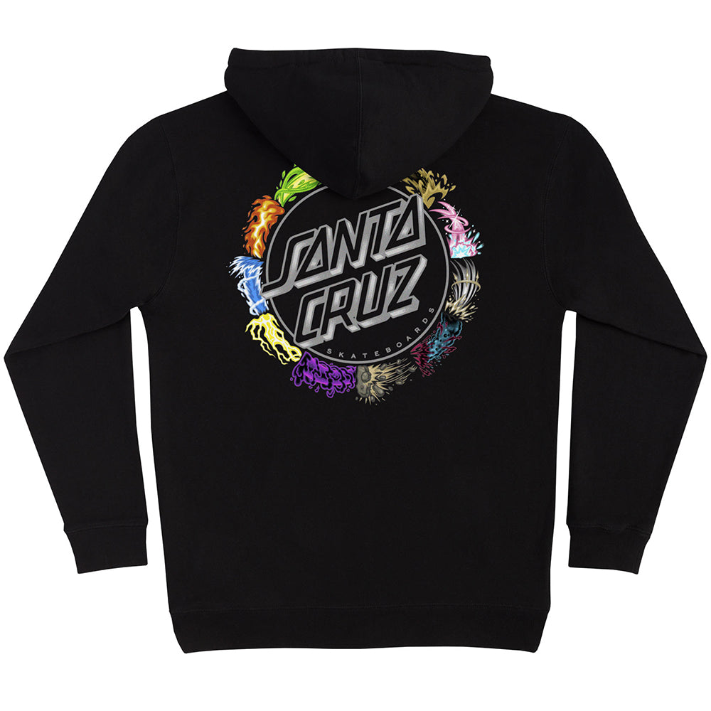 Power Dot Hoodie - Black