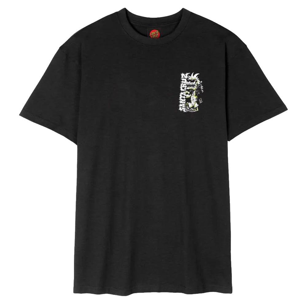 Punk Gremlin Front T-Shirt - Black