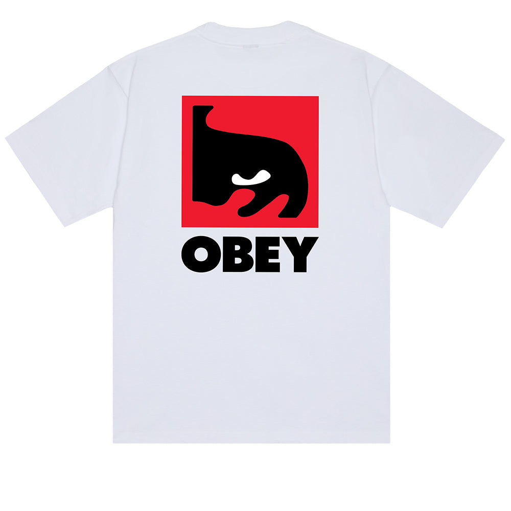 Quarter Eye Icon T-Shirt - White/Red