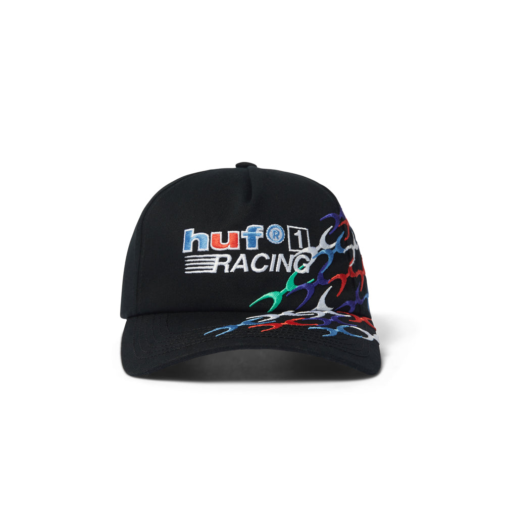 One Racing 5 Panel Hat  - Black