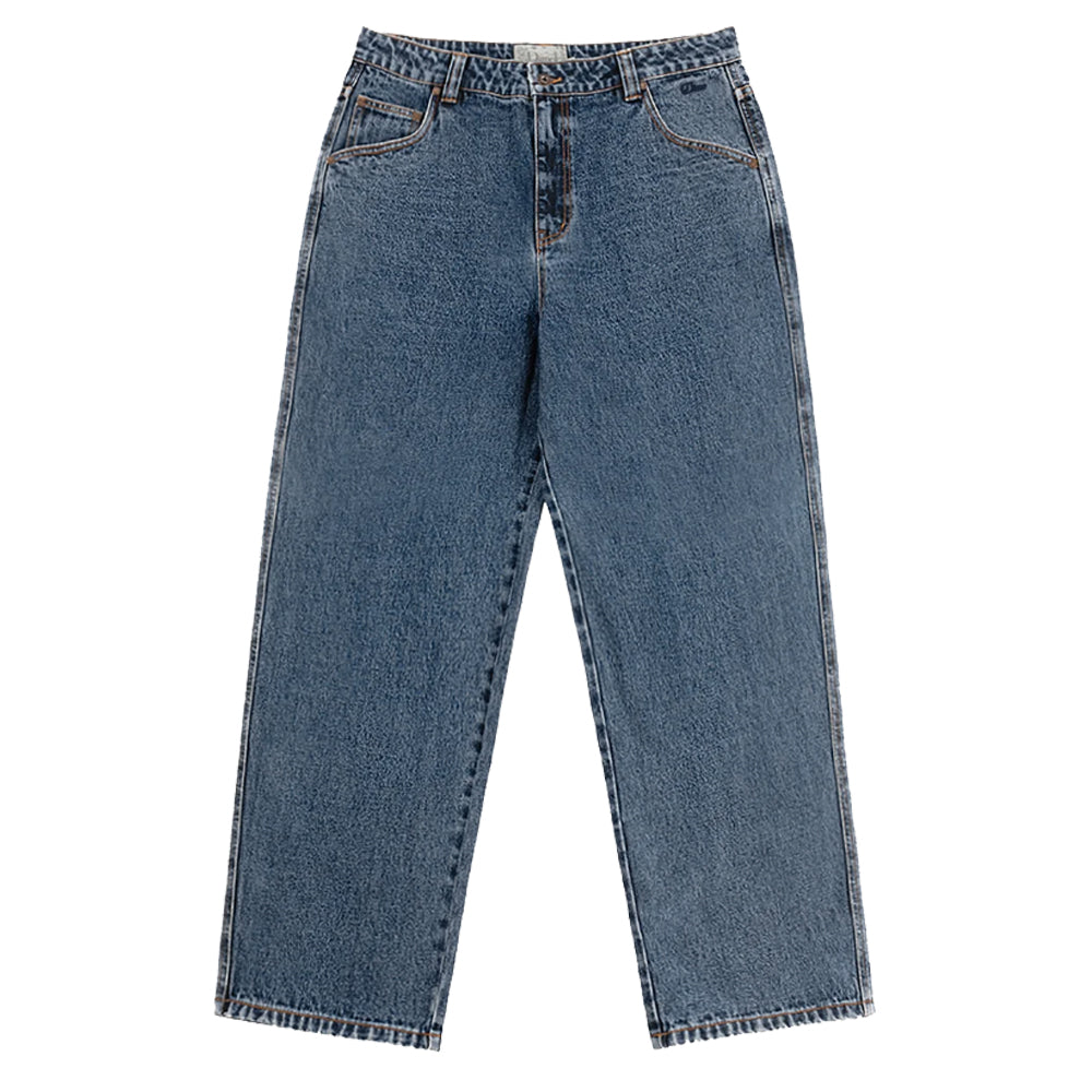 Relaxed Denim Pants - Stone Wash