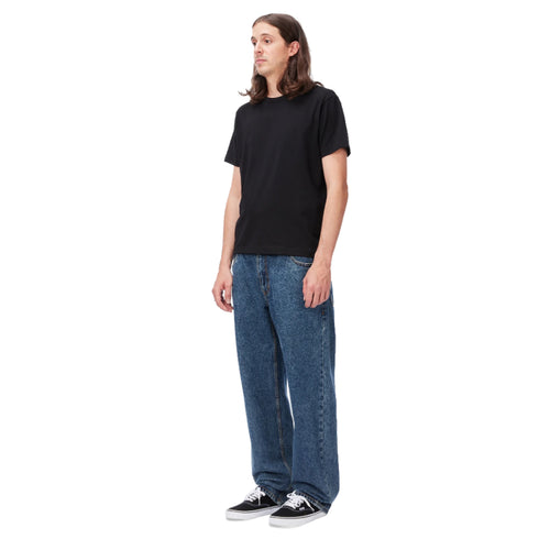 Relaxed Denim Pants - Stone Wash