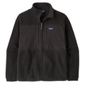 Retro Pile Fleece Patch Jacket - Black
