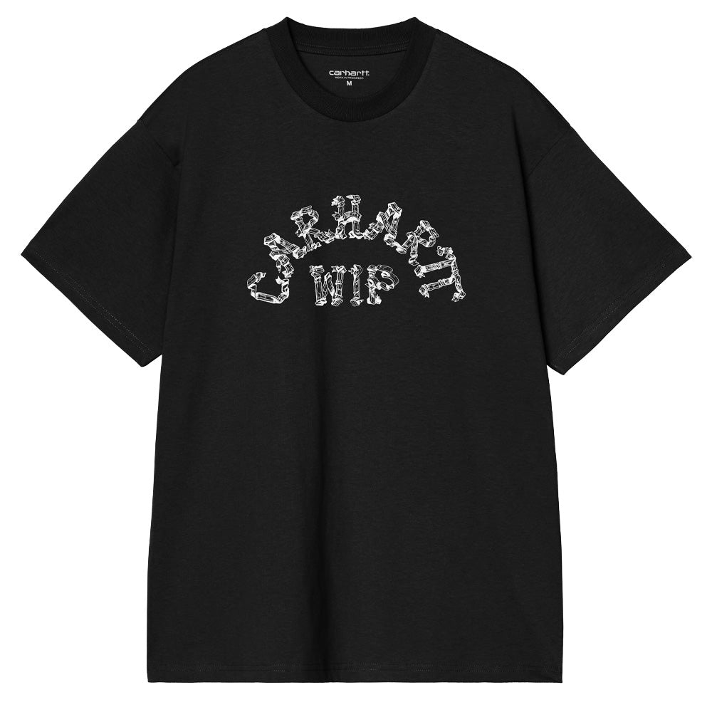 Ribbon Script T-Shirt - Black