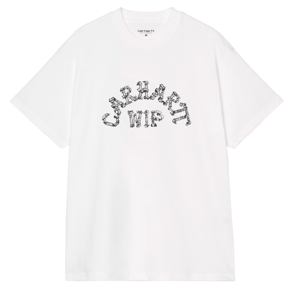 Ribbon Script T-Shirt - White