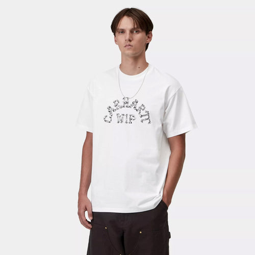 Ribbon Script T-Shirt - White