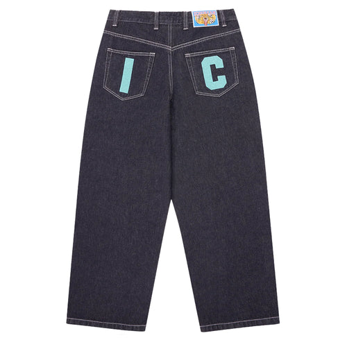 Running Dog Triple Scoop Denim Pants - Indigo