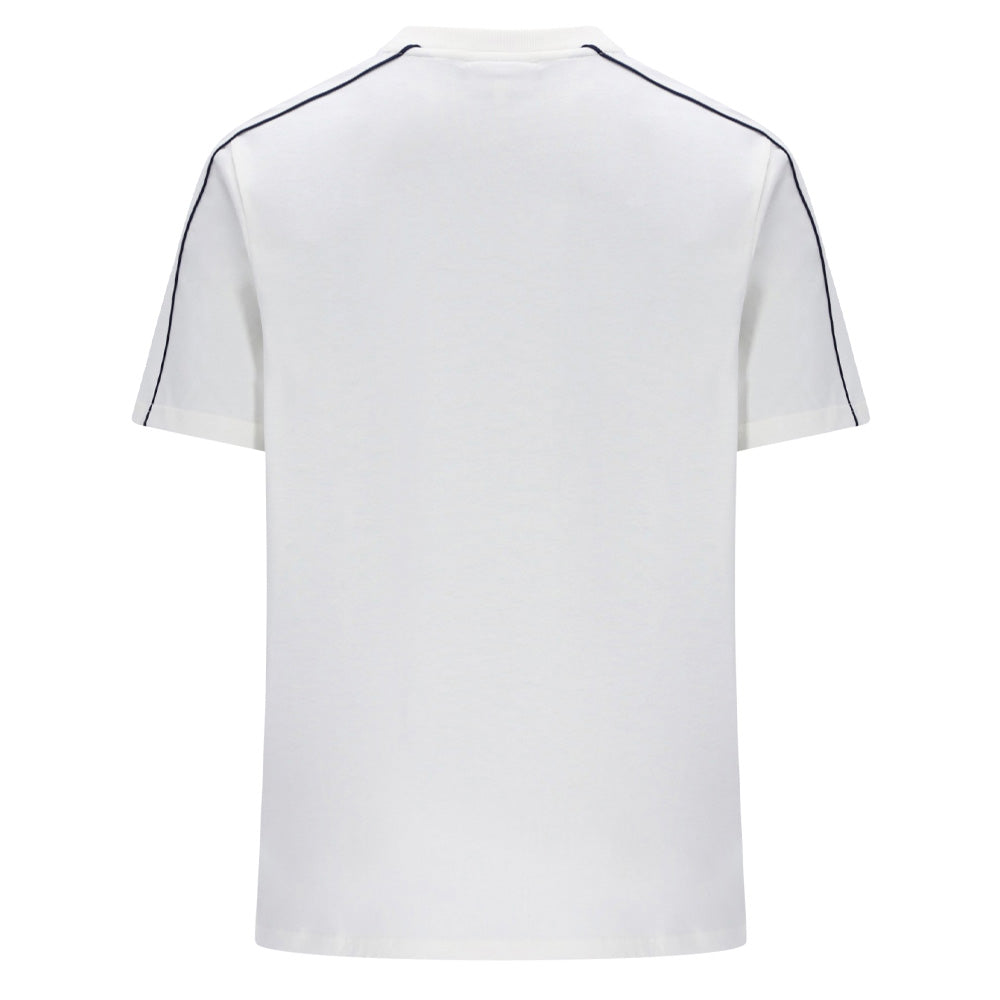 Santis T-Shirt - Gardenia/Maritime Blue