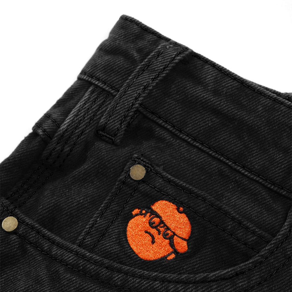 Santosuosso Denim Jeans - Washed Black