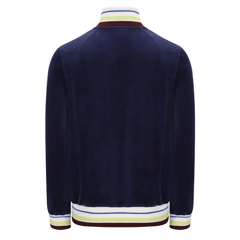 Sartori Velour Track Jacket - Maritime Blue