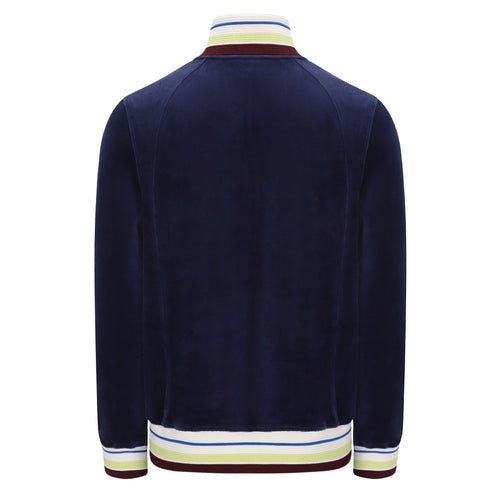 Sartori Velour Track Jacket - Maritime Blue
