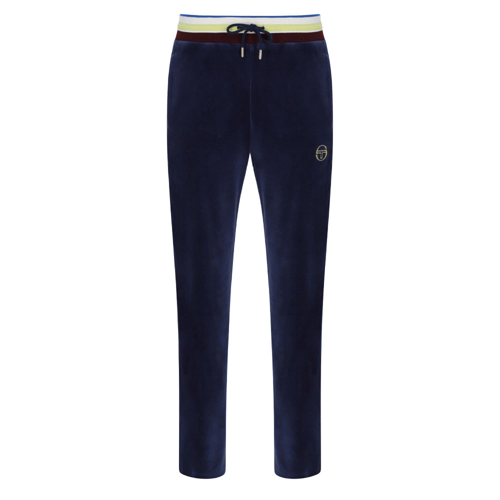 Sartori Velour Track Pants - Maritime Blue