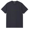 Script T-Shirt - Dark Navy/Scarab