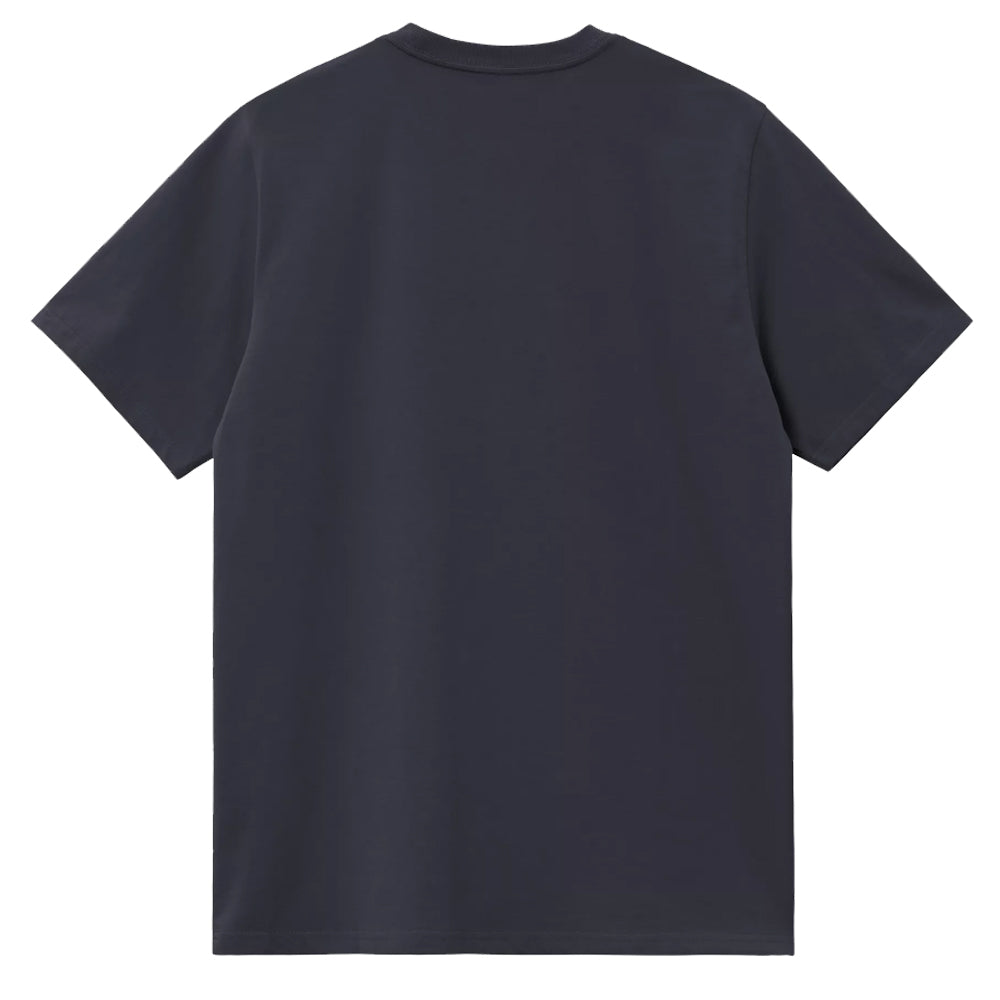 Script T-Shirt - Dark Navy/Scarab
