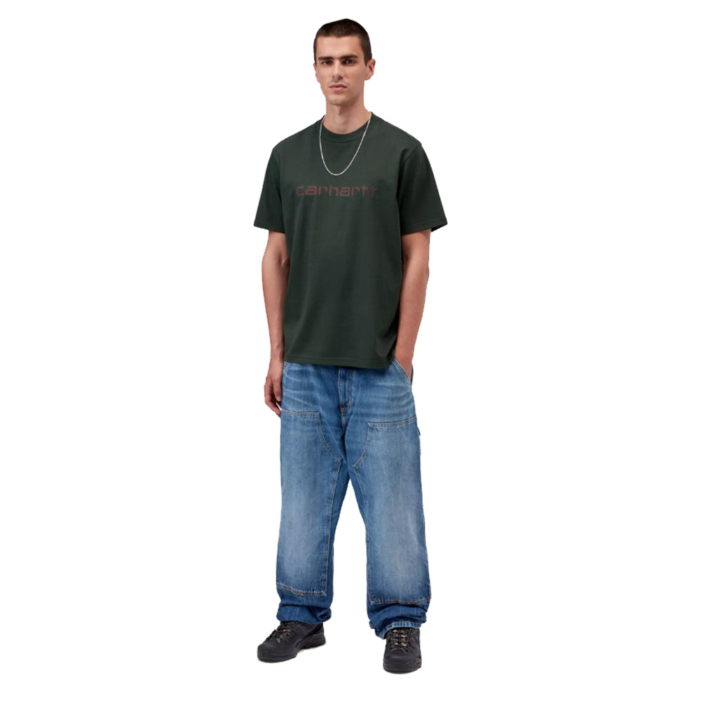 Script T-Shirt - Dark Scarab/Palisander