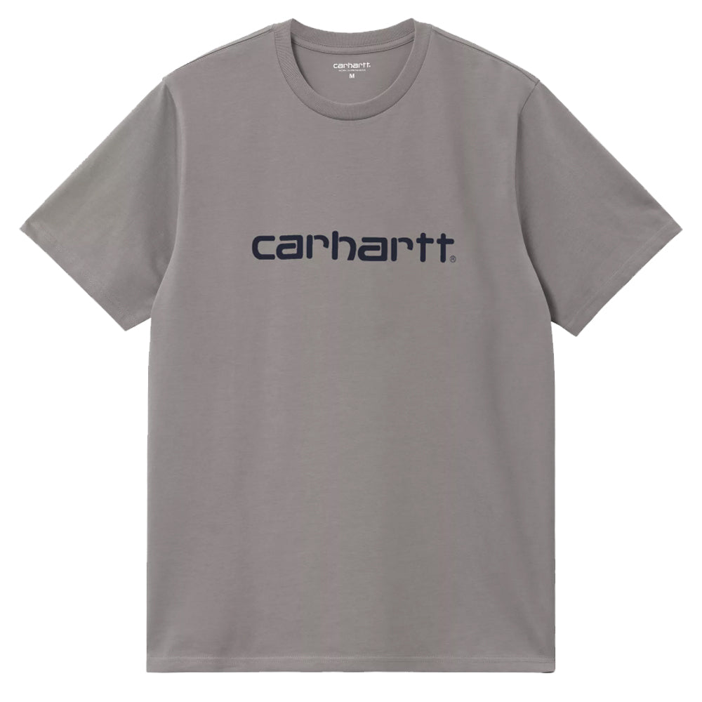 Script T-Shirt - Shady Grey/Navy