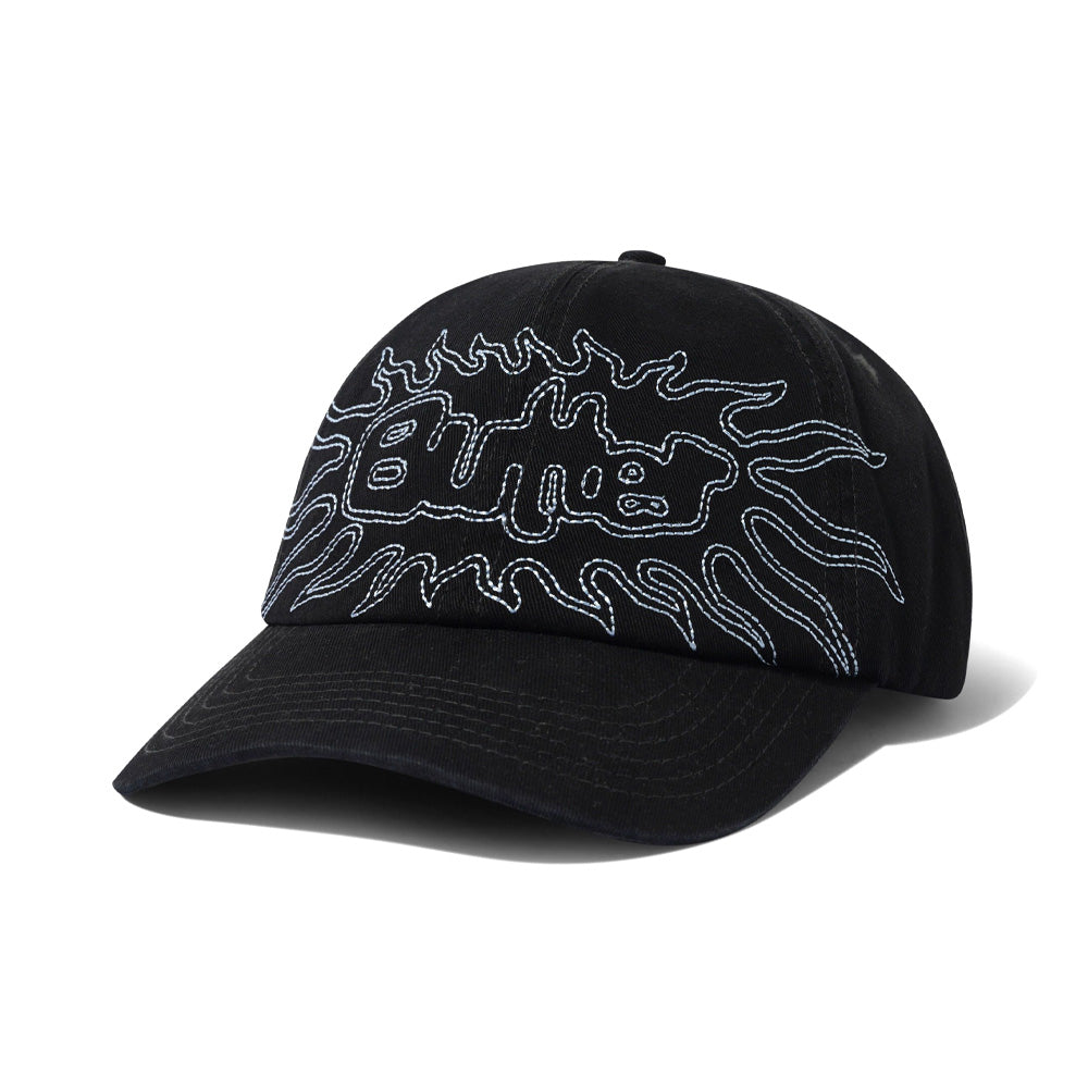 Solar 6 Panel Cap - Washed Black