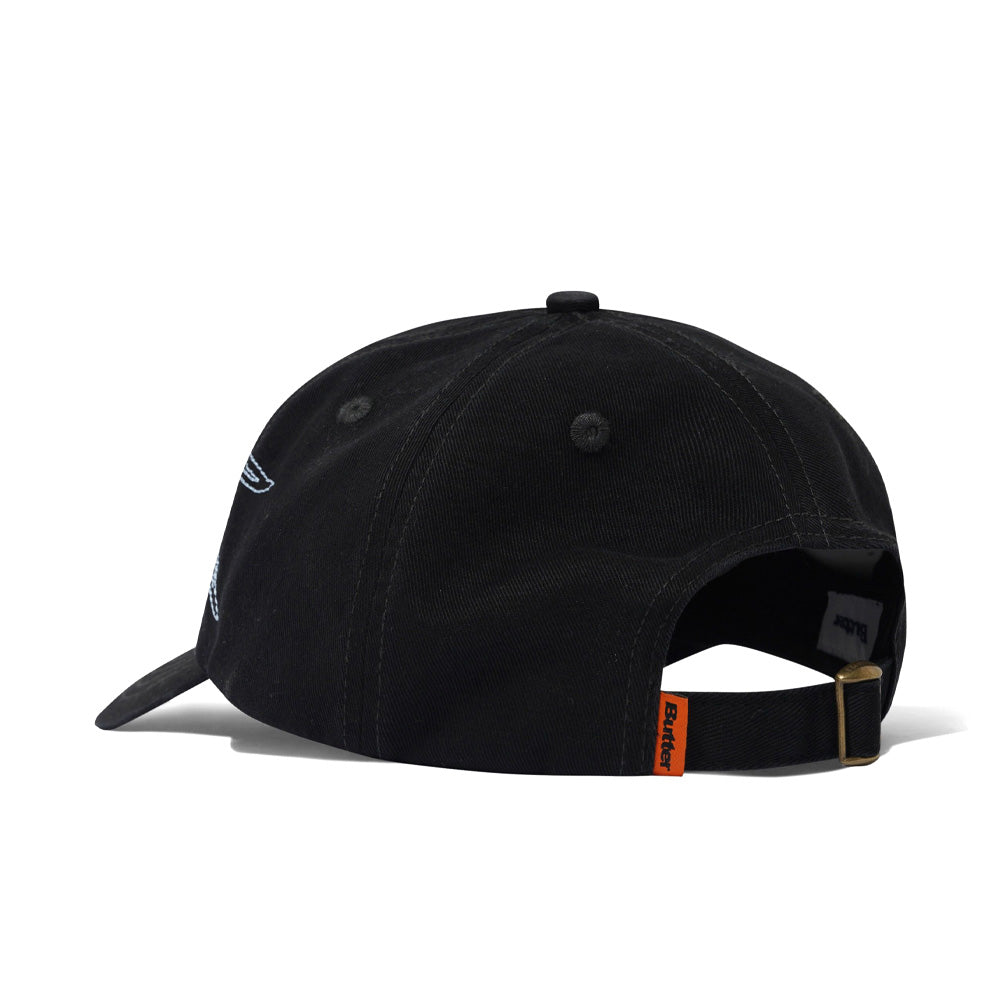 Solar 6 Panel Cap - Washed Black