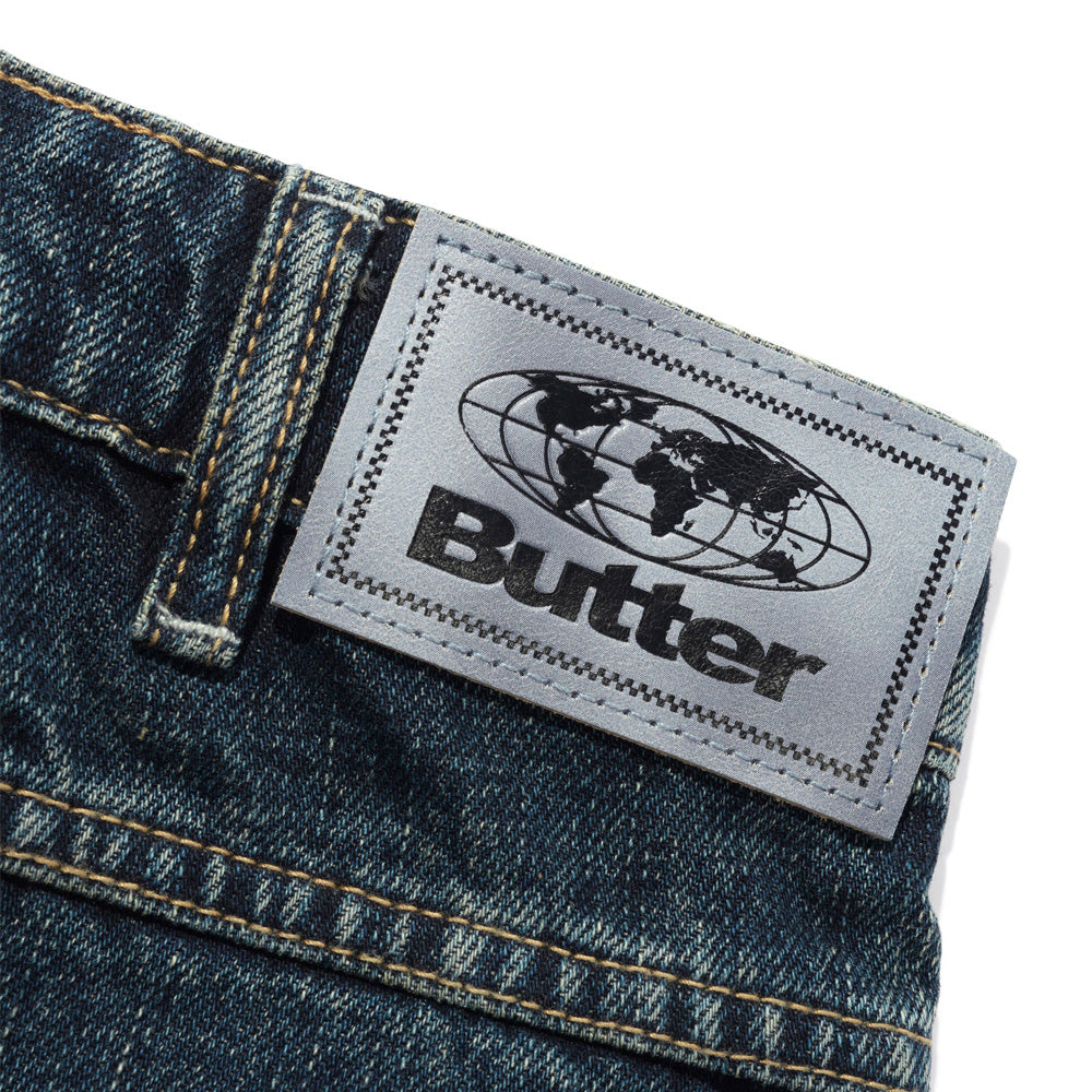 Solar Fade Denim Jeans - Blue Tint Ripple