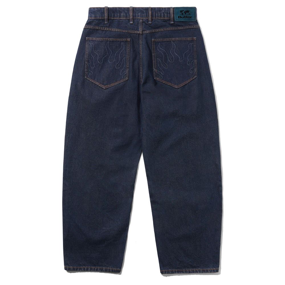 Solar Fade Denim Jeans - Tinted Dark Indigo