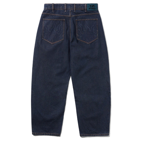 Solar Fade Denim Jeans - Tinted Dark Indigo