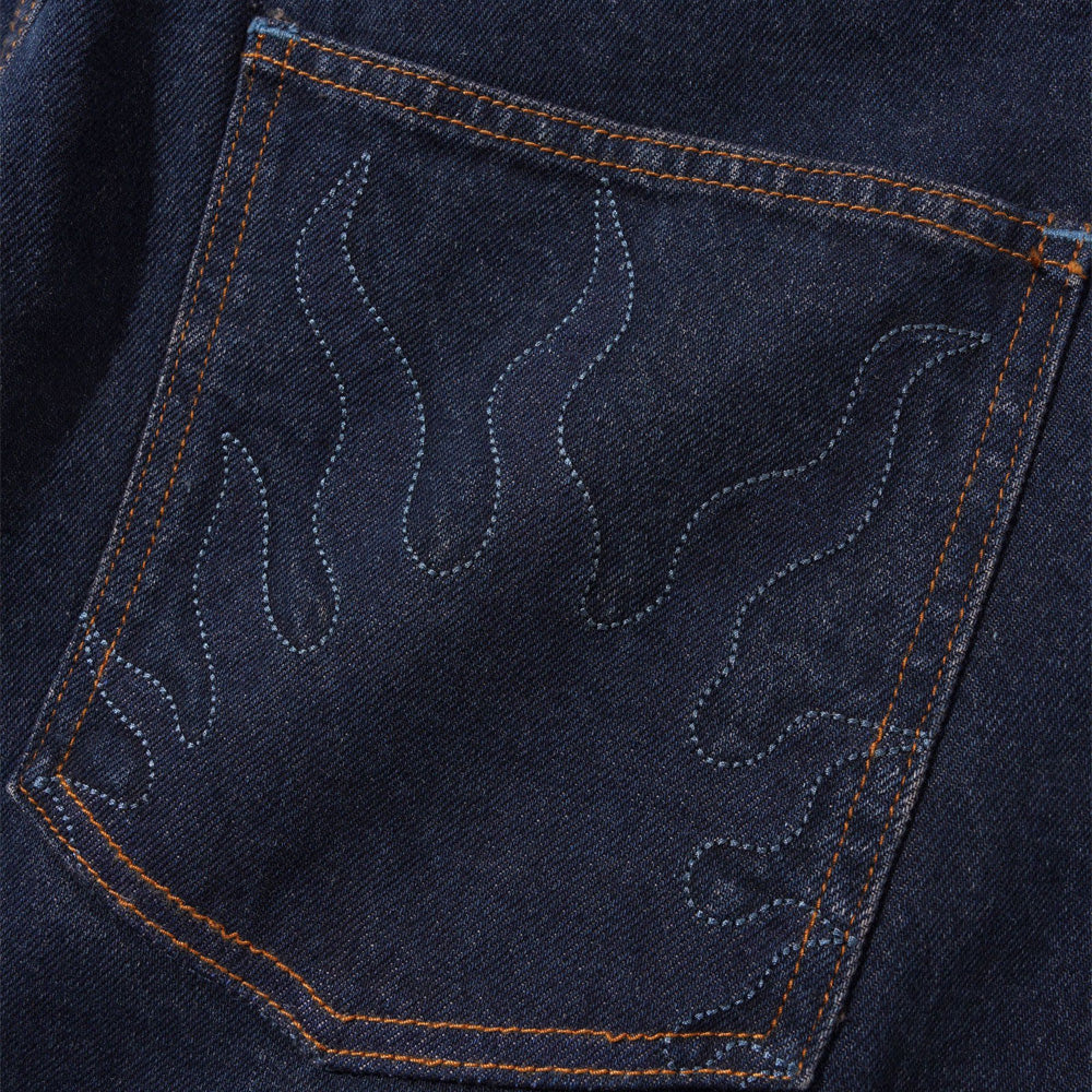 Solar Fade Denim Jeans - Tinted Dark Indigo