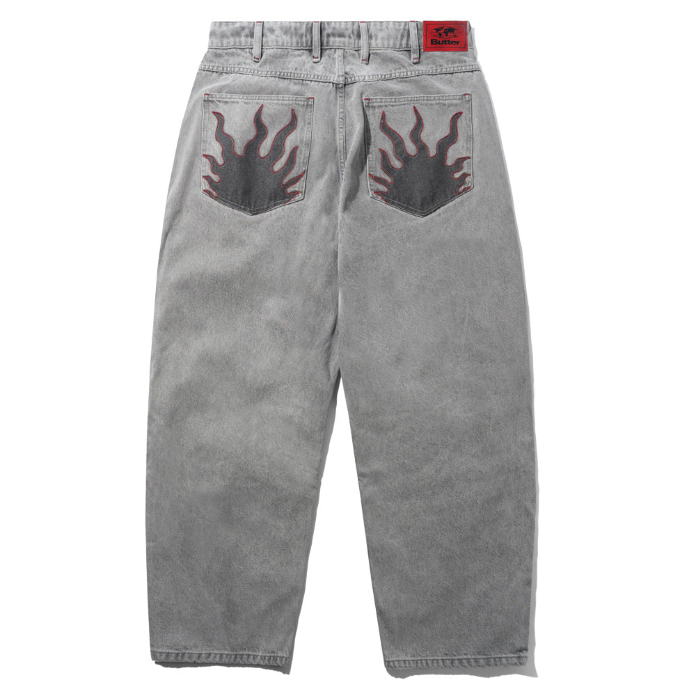 Solar Fade Denim Jeans - Grey Wash
