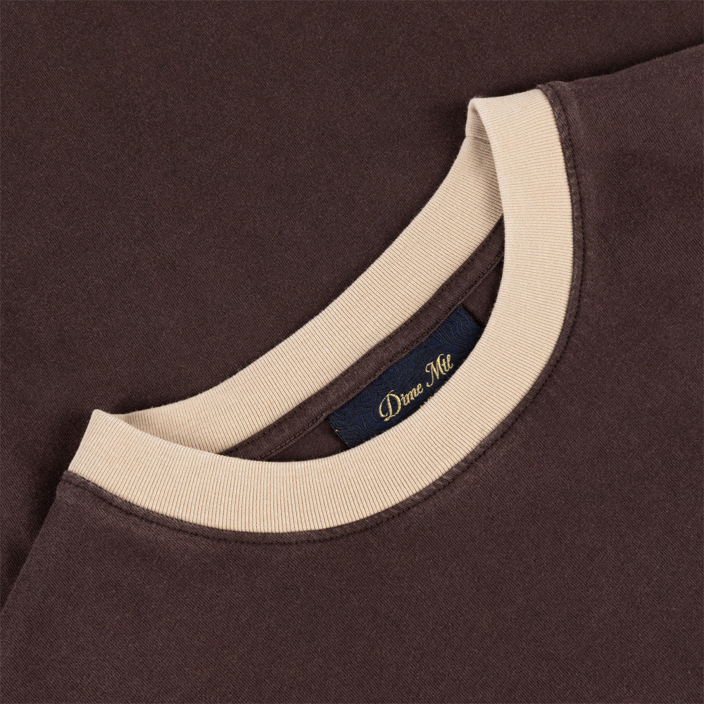 Space Ringer T-Shirt - Brown