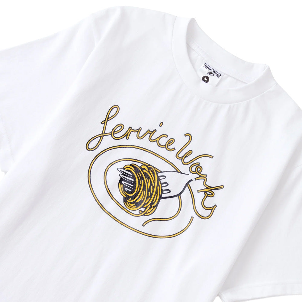 Spaghetti Tee - White