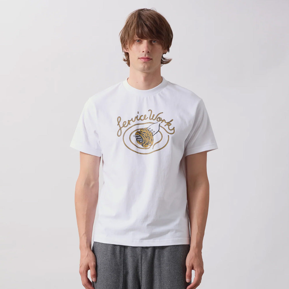 Spaghetti Tee - White