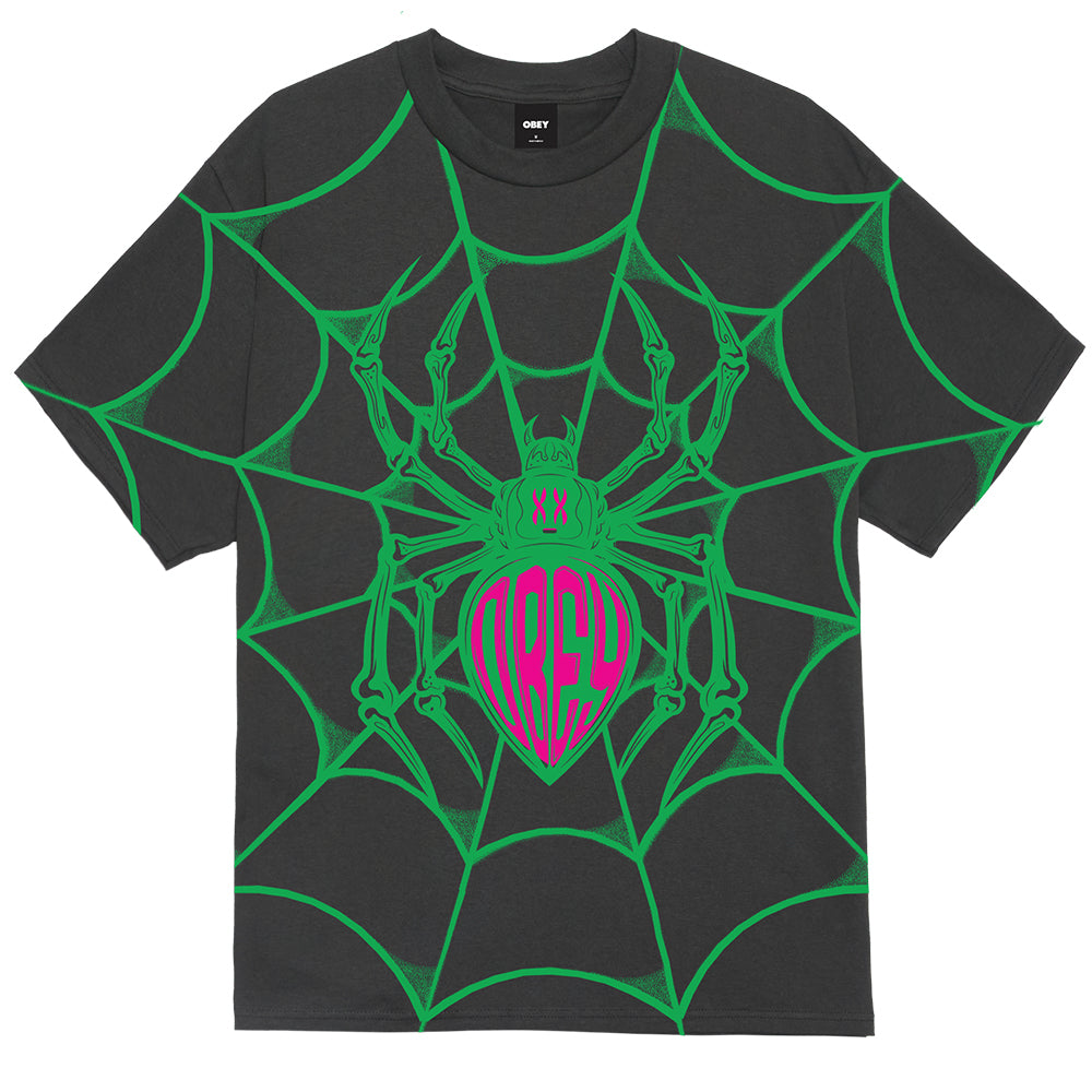 Spider T-Shirt - Vintage Black