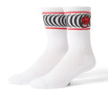 Spiral Socks - White