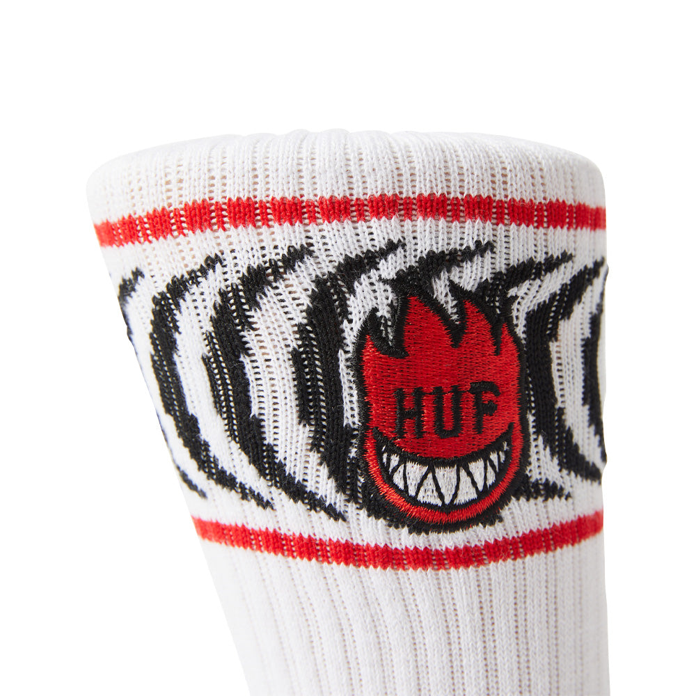 Spiral Socks - White