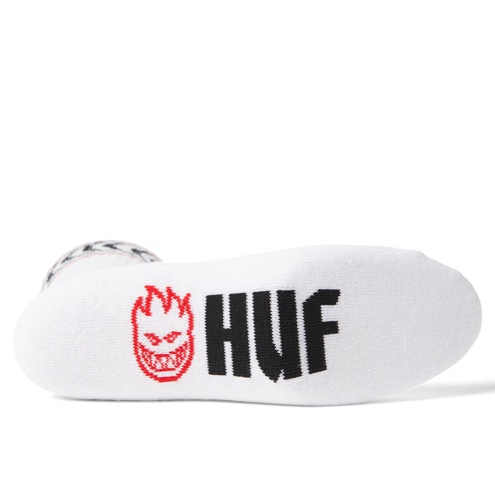Spiral Socks - White