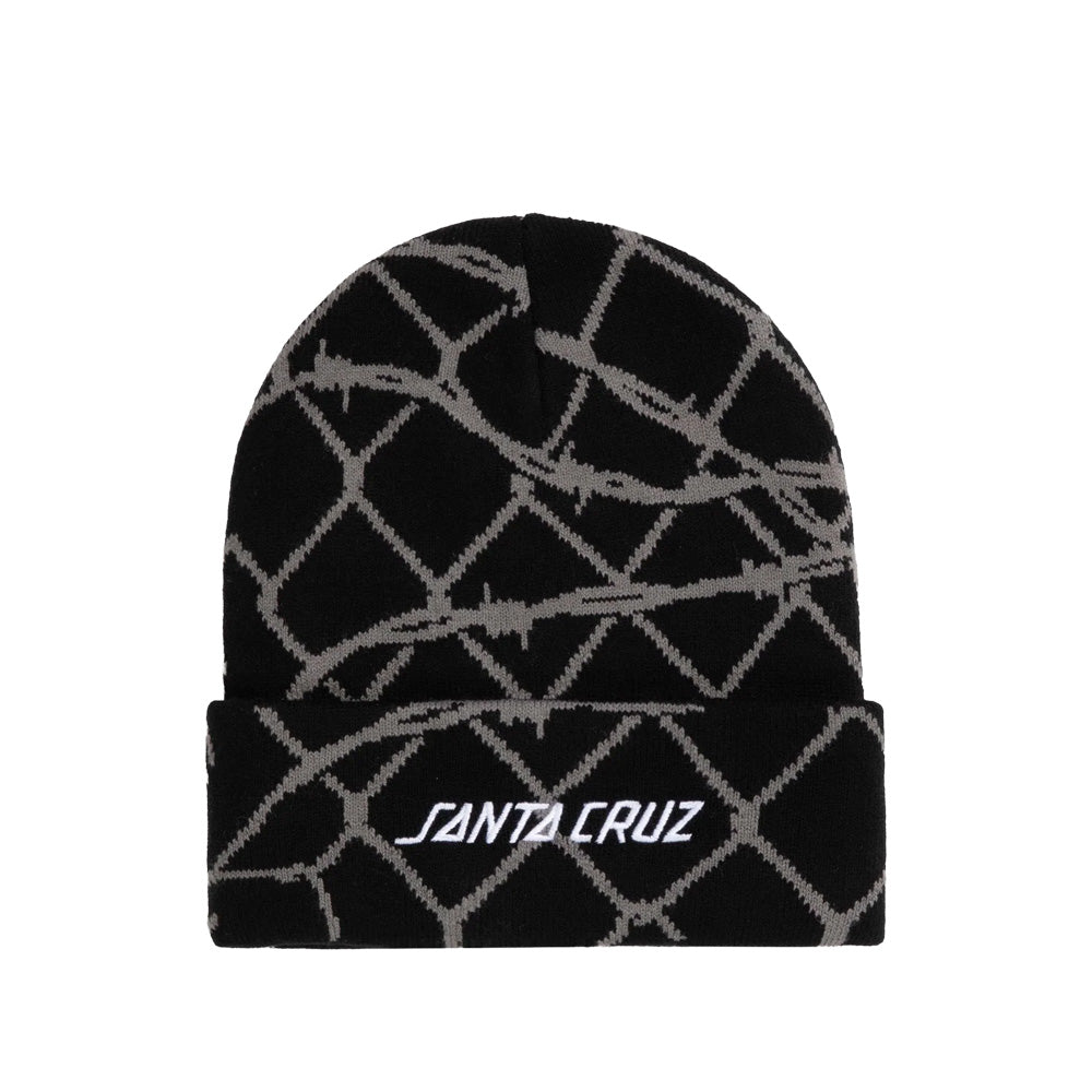 Spot Chain Beanie - Black
