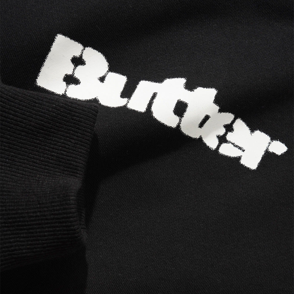 Stencil Logo Pullover Hood - Black
