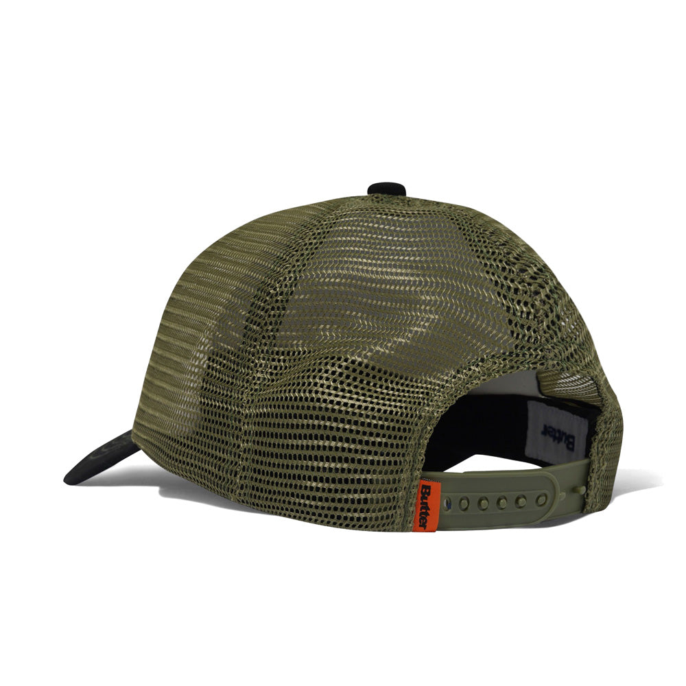 Stencil Trucker Cap - Black