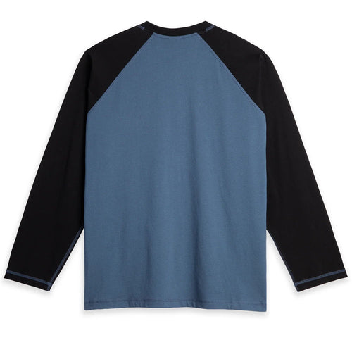 Stevie Long Sleeve T-Shirt - Grey Blue/Black
