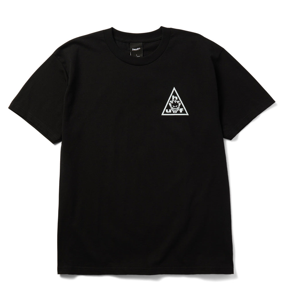 Sticker Triple Triangle T-Shirt - Black