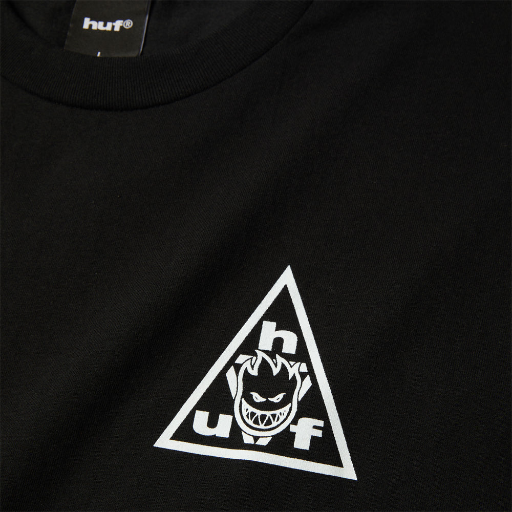 Sticker Triple Triangle T-Shirt - Black